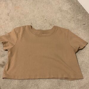 BDG Cropped Tan T-Shirt